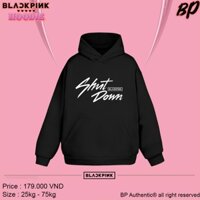 Áo hoodie Blackpink Born Pink Shutdown, Áo hoodie dày dặn hình in 2 mặt sắc nét [𝐁𝐏 𝐀𝐮𝐭𝐡𝐞𝐧𝐭𝐢𝐜]