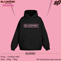 Áo hoodie Blackpink in logo, Áo hoodie dày dặn hình in 2 mặt sắc nét [𝐁𝐏 𝐀𝐮𝐭𝐡𝐞𝐧𝐭𝐢𝐜]