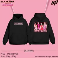 Áo hoodie Blackpink logo ảnh nhóm, Áo hoodie dày dặn hình in 2 mặt sắc nét [𝐁𝐏 𝐀𝐮𝐭𝐡𝐞𝐧𝐭𝐢𝐜]