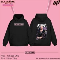 Áo hoodie Blackpink Rose, Áo hoodie dày dặn hình in 2 mặt sắc nét [𝐁𝐏 𝐀𝐮𝐭𝐡𝐞𝐧𝐭𝐢𝐜]