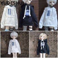 Áo hoodie búp bê YudhUI, mặc thường ngày Phụ kiện DIY Trang phục quần áo, Đồ chơi trẻ em Thời trang Handmake Mini Doll Tops Coat cho 1 / 3 1 / 4 1 / 6 BJD 30 / 45 / 60cm Búp bê 11,5 "Búp bê