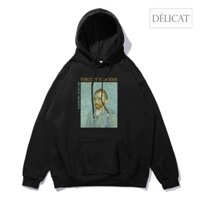 Áo hoodie chân dung Vangogh ( màu xanh nhạt )