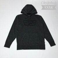 Áo hoodie chất nỉ da cá mềm mịn màu trơn thêu logo độc đáo chính hãng Vans xuất dư cao cấp
