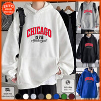 Áo Hoodie CHICAGO Local Brand - Áo Khoác Nỉ bông cực dày form rộng nam nữ Unisex (HD7500L - Kèm Video Ảnh thật) (Kuto Sh