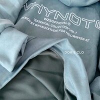 Áo hoodie chống nắng logo in,nón 2 lớp rộng trùm qua đầu, form dưới 70kg - Xanh