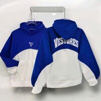 Áo Hoodie Chữ VESTURES Thêu 2 Mặt Thun Nỉ Len Tay Dài Nam Nữ - Kiểu Áo Khoác Tròng Đầu Jacket Chống Nắng -Top Đen , Đỏ