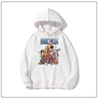 Áo Hoodie Dài Tay In Hình One Piece - Luffy Mũ Rơm Cực HOT