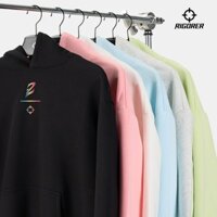 Áo Hoodie đầy màu sắc Rigorer có Logo BP Áo khoác dài tay có túi Áo len Unisex Áo khoác quá khổ