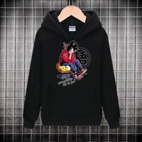 Áo Hoodie Đen Anime Dragon Ball - Hoạt Hình 7 Viên Ngọc Rồng