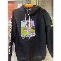 ÁO HOODIE ĐEN HÌNH CÔ GÁI