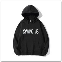 Áo Hoodie Đen Phản Quang Game Among Us Hot Nhất