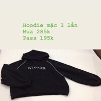 Áo hoodie đen