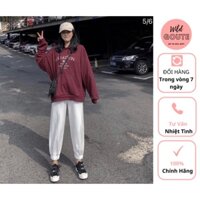 Áo Hoodie đỏ Soliation Chất Liệu Nỉ Ngoại Dày Mịn Trẻ Trung Wild.Goute SP000767