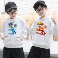 Áo hoodie đội chó cứu hộ paw patrol màu trắng cực hot cho bé trai bé gái