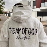Áo Hoodie Fear Of God Áo Hoodie New York dài tay FOG Áo Hoodie Chất Liệu Nỉ Bông Cao Cấp Full Tag Mác