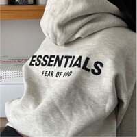 Áo hoodie FEAR OF GOD ESSENTIALS SS21 TLS dài tay unisex oversize thời trang nam nữ chất liệu nỉ bông form rộng