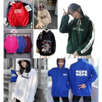 Áo hoodie form rộng DT Shop unisex nỉ bông HD22 Tuyết thời trang nam nữ oversize ulzzang SADBOIZ - Áo nỉ bất kì,XL&lt;70kg