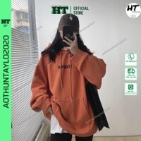 Áo hoodie form rộng HTSTORE Áo Hoodie Chui Đầu Nỉ Bông Unisex Tay Dài Chance