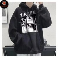 ÁO HOODIE FORM RỘNG IN HÌNH ANIME ÁO NAM NỮ DẠO PHỐ