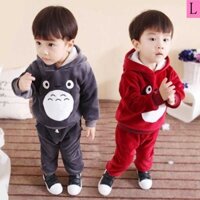 Áo Hoodie Hai Mặt Bằng Lông Cừu Dày Thời Trang Hàn Quốc Mới 2023 Cho Bé Trai / Gái