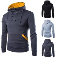 Áo hoodie Hai Màu Ôm Dáng Vừa Vặn Với Hai Màu Cho Nam