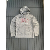 Áo Hoodie hiệu GAP màu Xám size M đã qua sử dụng.