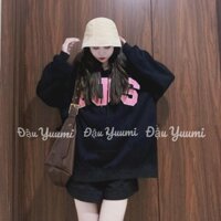 Áo hoodie hình 4US from rộng chất nủ dày dặn mũ 2 lớp