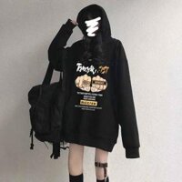 ÁO HOODIE HÌNH BÀN TAY NẮM ĐẤM FORM RỘNG CHẤT NỈ BÔNG KIỂU DÁNG BASIC DỄ PHỐI ĐỒ G5 - ĐEN HD NẮM ĐẤM,XL < 73KG