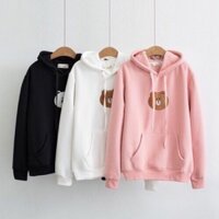 Áo hoodie hình gấu mặt line mẫu mới 🚚FREESHIP🚚 Áo khoác nỉ nam nữ thêu hình