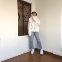 Áo hoodie hình - hình thật shop chụp