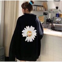 Áo hoodie hình hoa cúc sau lưng