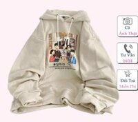 Áo Hoodie In Hình Family Chất Nỉ Mịn Đẹp Áo Khoác Nỉ Bông In Gia Đình Đẹp - Kem,Fs<1m6,<65kg