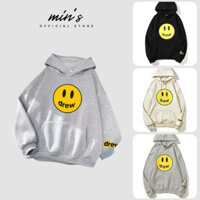 Áo Hoodie In Hình Mặt Cười Nỉ Bông Dày Dặn Siêu Ấm, Áo Khoác Unisex Nam Nữ Form Rộng Cao Cấp