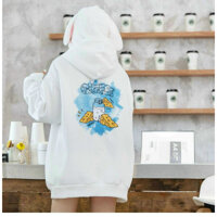 ÁO HOODIE IN HÌNH TOM AND JERRY ĐÁNG YÊU - Màu trắng