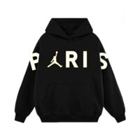 Áo Hoodie Jordan Paris From Rộng Cao Cấp, Áo Nỉ Bông Unisex Nam nữ Chất Nỉ Bông, In Nhiệt Cao Cấp Hottren 2025