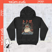 Áo  Hoodie Kaiju Totoro - Ghibli Unisex TSHIRT-HOLIC Anime,  Nỉ Bông 100% 2 màu nam nữ