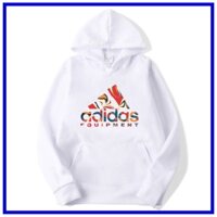 Áo hoodie Khoát Nỉ DC277 form rộng nam nữ phong cách ulzzang Hàn Quốc in hình ADIDAS.