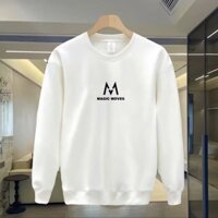 Áo hoodie không mũ thiết kế thích Hợp Áo Phông Dài Tay Cổ Tròn xu hướng mẫu mới mùa thu cho nam Áo mẫu mỏng thường ngày rộng rãi phong cách Hồng Kông Instagram dễ phối cho nam