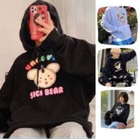 Áo Hoodie Không Xù lông Dành Cho Nam Cho Nữ Có Mũ Chất Nỉ Form rộng Unisex SG FASHION