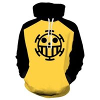 Áo Hoodie Law  One Piece Màu vàng