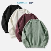 Áo Hoodie Len Nam - KENTA AKL0004 - Chất Len Thừng Dày Dặn Mềm Mại - Phong Cách Tối giản, Hàn Quốc