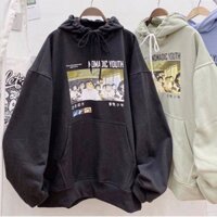 Áo hoodie lớp học♥️FREESHIP♥️áo in chữ NOMA nỉ cotton ấm áp co giãn nhiều màu freesize