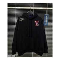 Áo hoodie louis nỉ lót lông cừu nam nữ cực dày dặn ấm áp hình in siêu nét áo khoác hoodie nam nữ hot trend 2025