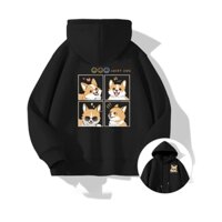 Áo Hoodie Lucky Dog Nam Nữ By  Chất Nỉ Lót Bông Mũ 2 Lớp Form Rộng