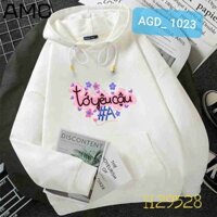 Áo hoodie mẫu TỚ YÊU CẬU - MÃ AGD1023