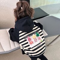 Áo hoodie Mỏng Dáng Rộng In Họa Tiết Phong Cách Hàn Quốc Thời Trang Mùa Thu Cho Bé Gái