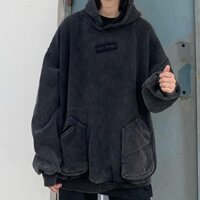 Áo hoodie nam form rộng, áo hoodie nữ form rộng màu đen mặc nhà đi chơi thời trang hàn quốc học sinh