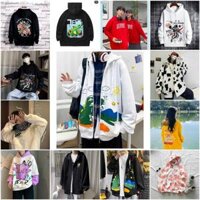 Áo hoodie nam from rộng phong cách Hàn Quốc - Hoodie,KhoácNỉ bấtkì,L