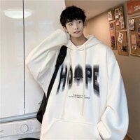 Áo hoodie nam hình in HOOPE loang tuyệt cú mèo nè.