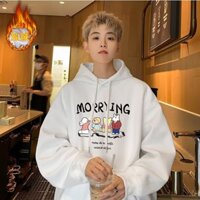 Áo hoodie nam hoạt hình cặp đôi áo hoodie